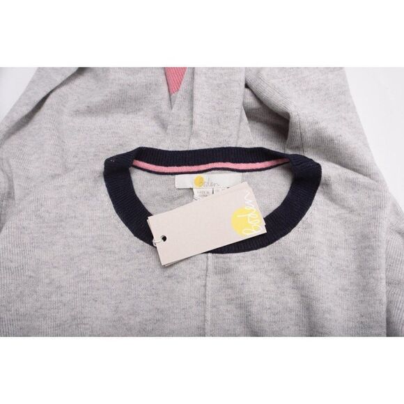 Boden Womens Knit Sweater Dress UK 8 US 4 Gray Knee Length Colorblock NWT - Picture 6 of 6